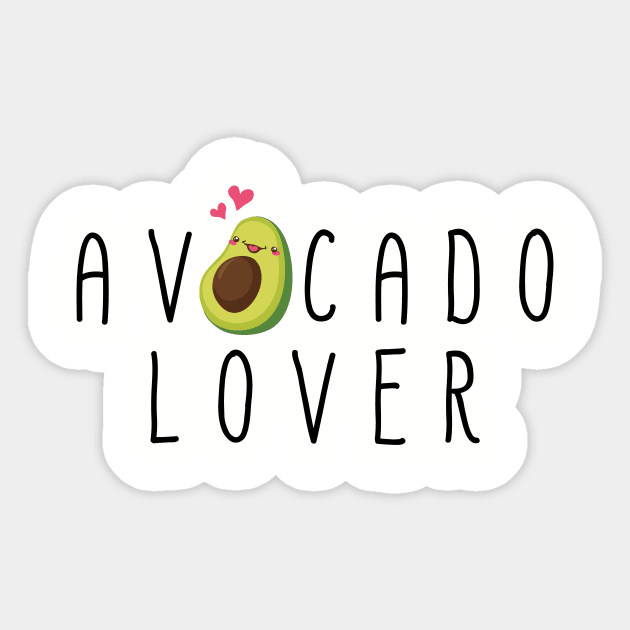 Avocado Lover Powered By Plants Vegan Diet Gift Sticker by adelinachiriac